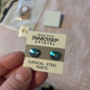 Swarovski Silver Stud Earrings